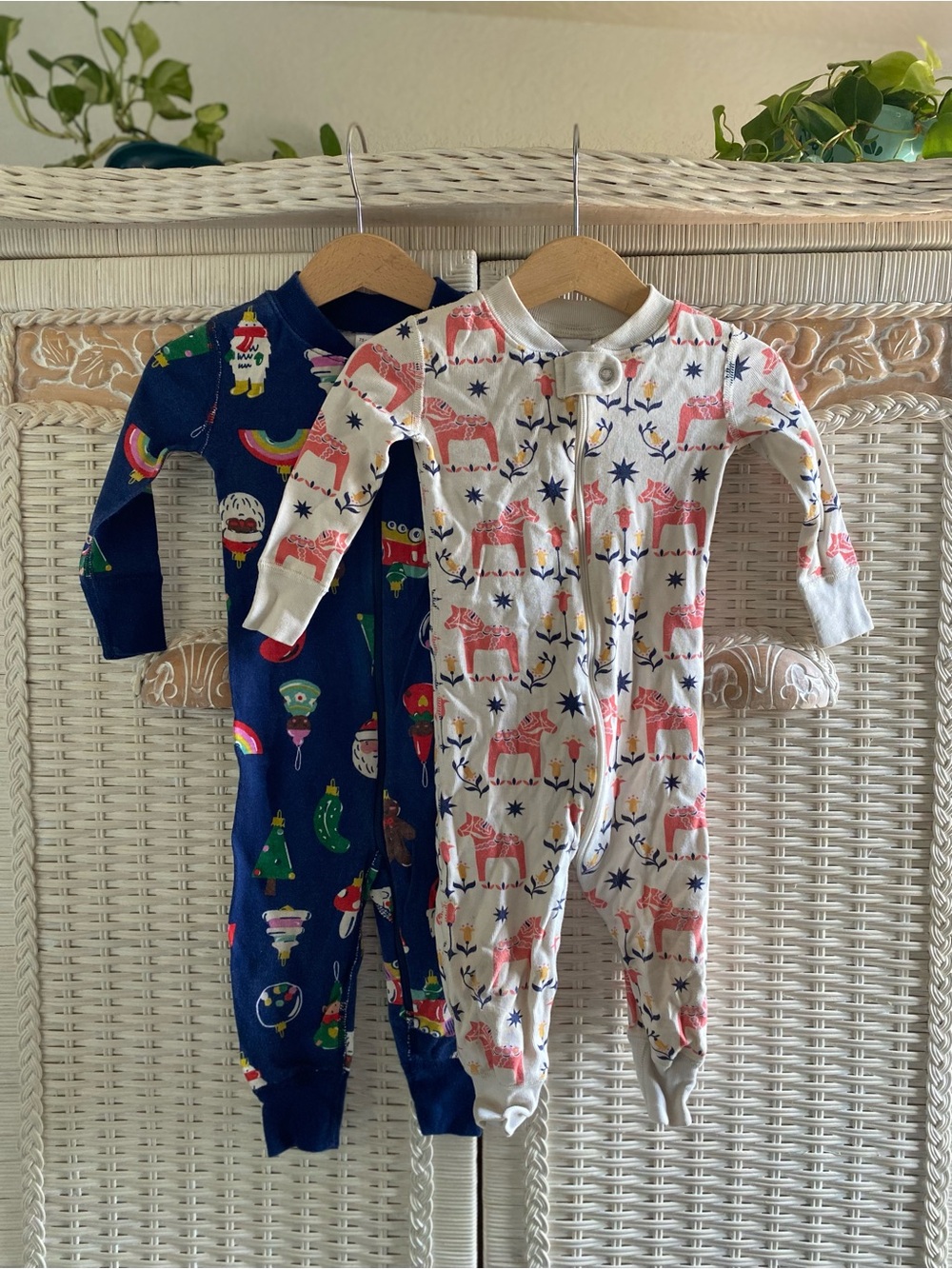 Hanna Andersson Holiday One-Piece pj bundle